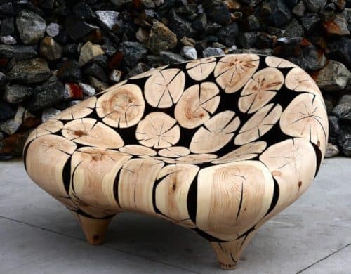 Wooden Sphere Furniture Series by Lee JaeHyo